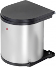  - Abfallsammler rund 13 Liter silber