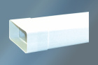  - Vierkantrohr 100cm mit Muffe