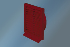  - Zuluftgitter 125 ZIEGELROT