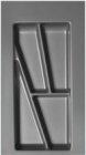 - Besteckeinsatz 30er Schrank, Korpus 600mm