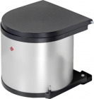  - Abfallsammler rund 11 Liter silber