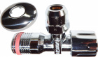  - Eckventil 1/2 Zoll mit Schubrosette