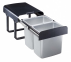  - Abfallsammler grau  2x16L