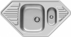  - Eck-Edelstahlspüle