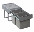  - MEGA-44162 Abfallsammler orion grey 2x15L