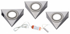  - 3er LED Dreiecksleuchten-Set mit