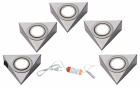  - 5er LED Dreiecksleuchten-Set mit
