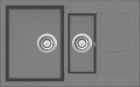  - Granitspüle,lightgray,ab 60er Unterschrank