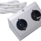  - Doppelsteckdose DE 230 V 135x72x72 mm